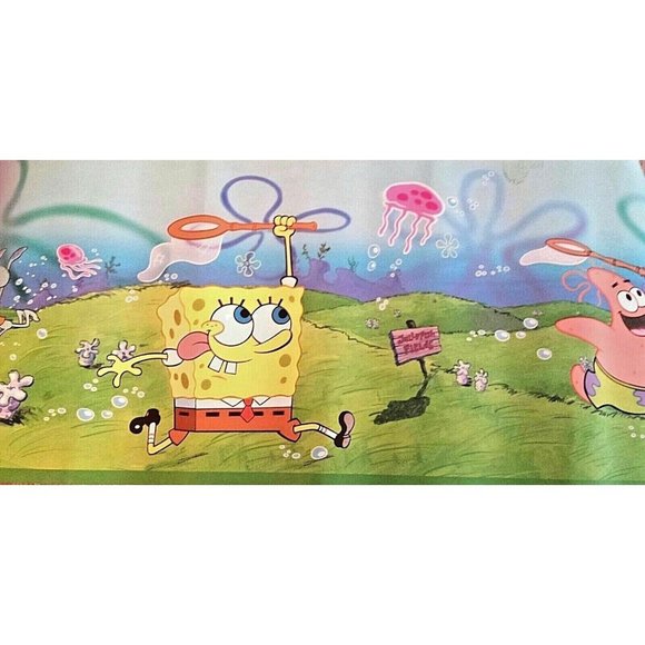 Sponge Bob Squarepants Wallpaper Border Nickelodeon 51414LW 5 Yards Cartoon Kids - Picture 1 of 6